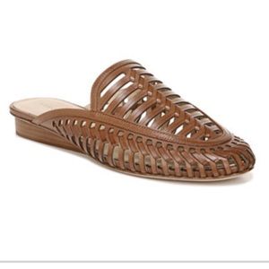Veronica Beard Leather Mules Slides